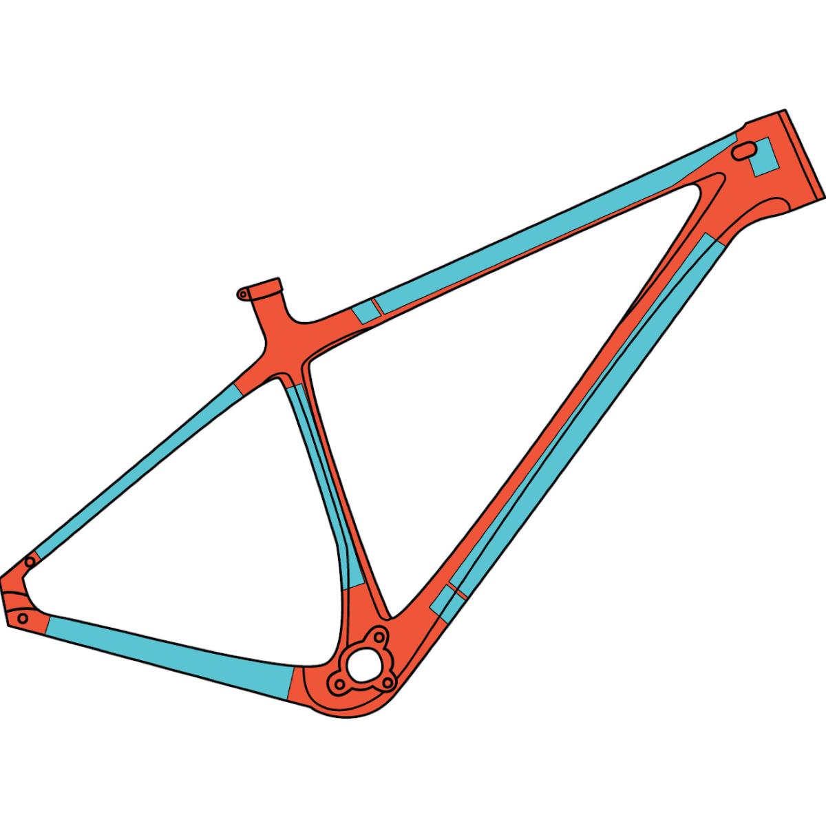 RideWrap Covered Hardtail Frame Protector