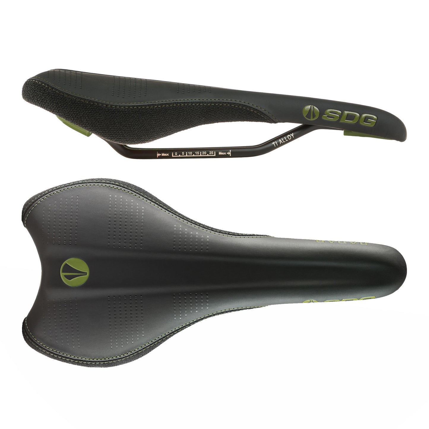 SDG Components Radar MTN Olive Green Ti-Alloy Seat