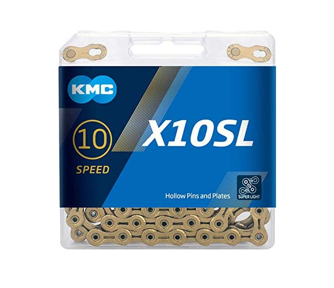 KMC Cadena X10SL Gold 10 Velocidades